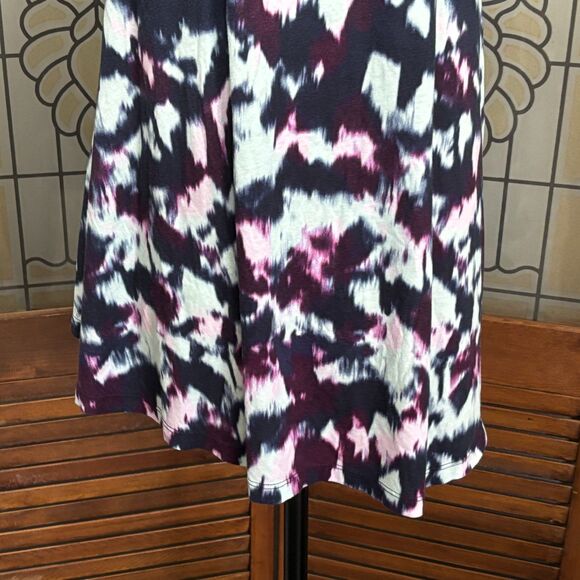 Sweaty Betty Easy Peazy Blue Flow Print Oversized Hi Low Tank Size 8/10 - Picture 8 of 11